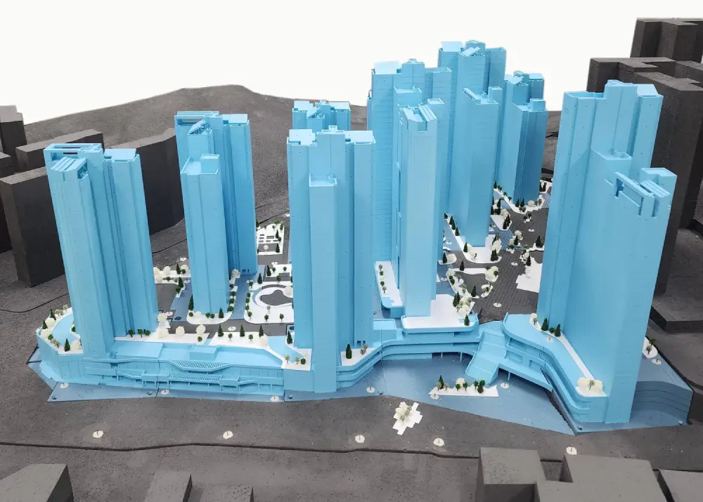 풍환경실험모형 예시